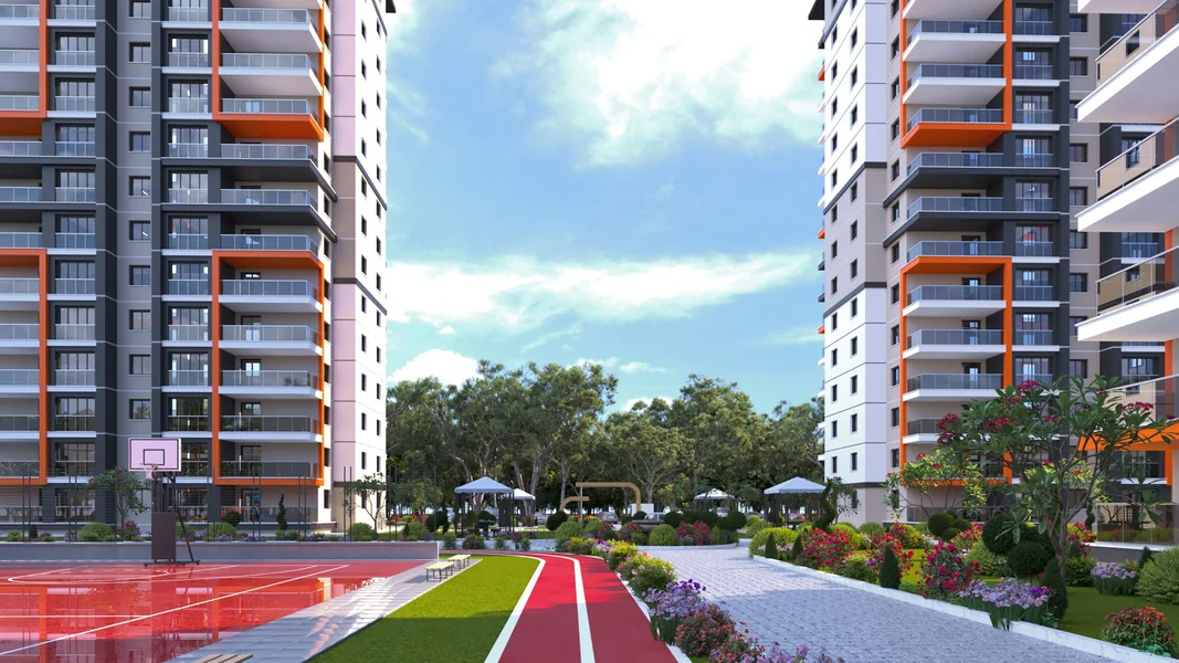 İç aks ve peyzaj — 3/4